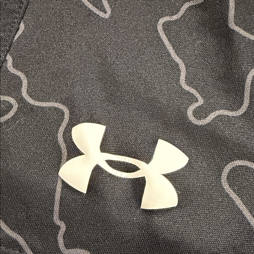 Under Armour Small Black and Gray Athletic Shorts - Picture 2 of 6